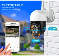 2.4G 1080P 3MP IP Camera Tuya Smart Outdoor Home Security Auto Tracking Human Detection Camera WIFI CCTV Surveillance Camera