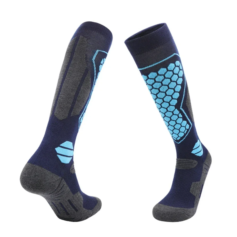 Comfortable Fit Winter Sports Ski Socks Professional Ski Socks Three-dimensional Heel Cushioning Warm Terry Socks