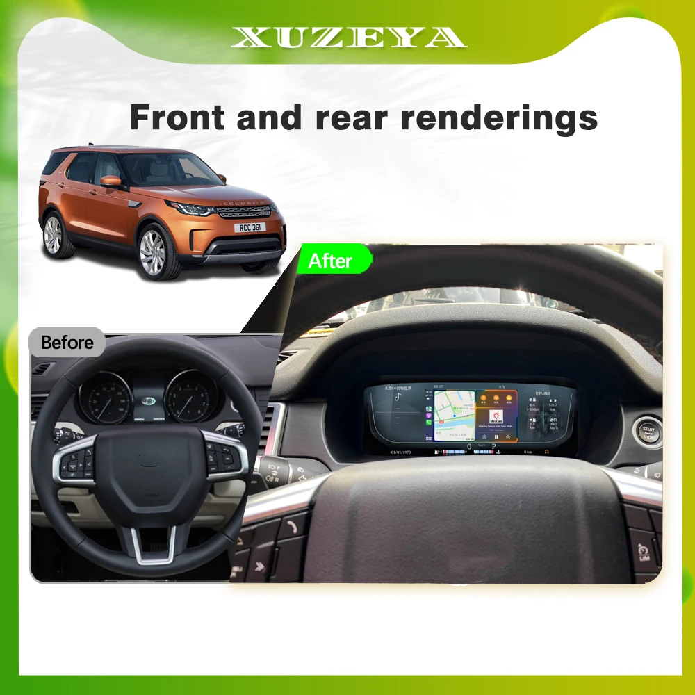Digital Instrument Cluster For Land Rover Discovery Sport 2015-2019 Speedometer,Dashboard,Gauge,Cockpit Virtual Instrument