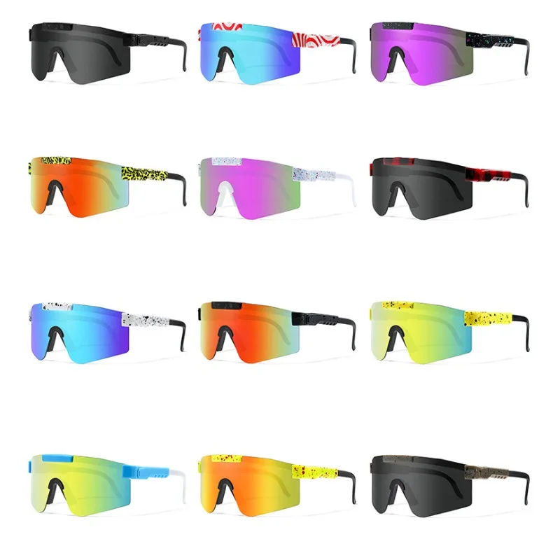 Fashion Cycling Sunglasses Men Women Outdoor Glasses Sport Windproof Goggles Motorcycle Bicycle Eyewear Without Box UV400