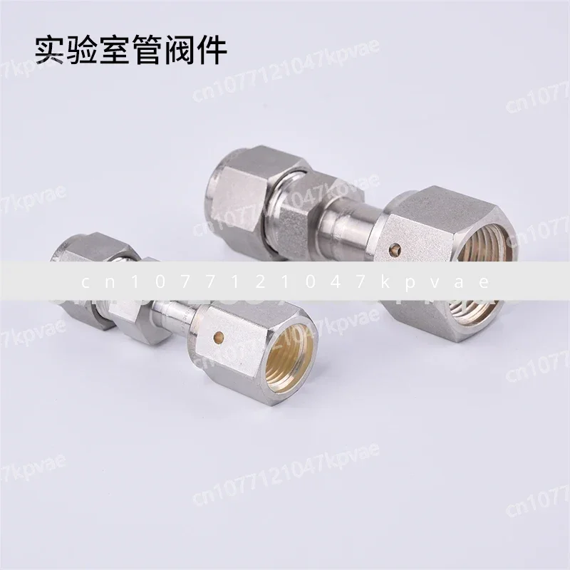 VCR Female To Ferrule End Straight Through Terminal Connector SS-4-WVCR-6-400