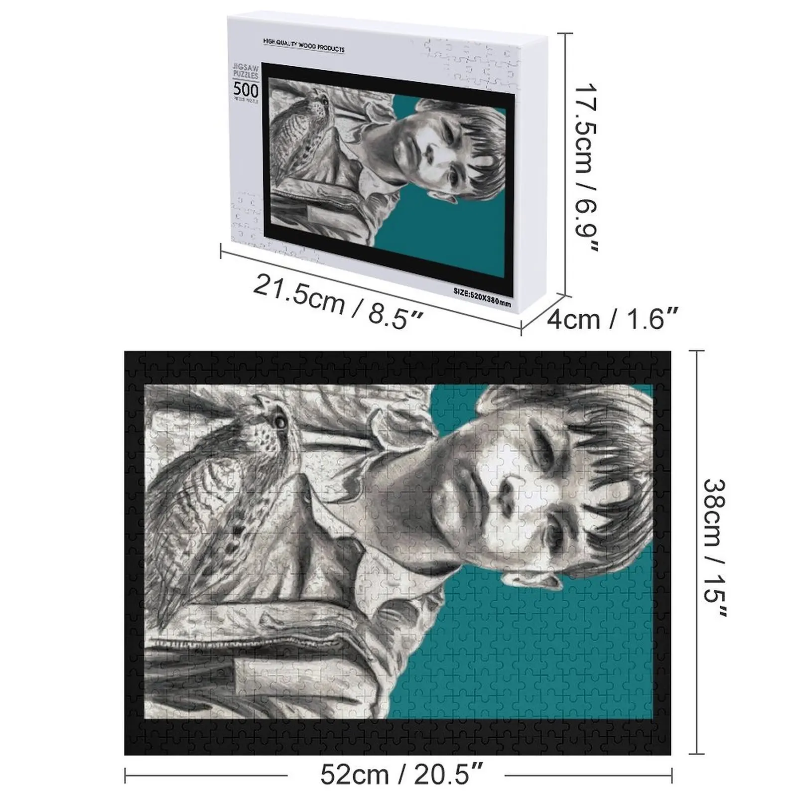 Пазл Billy Casper- Kes, новые игрушки для детей, 2022, персонализированная детская игрушка, персонализированные подарки для детей, персонализированный пазл