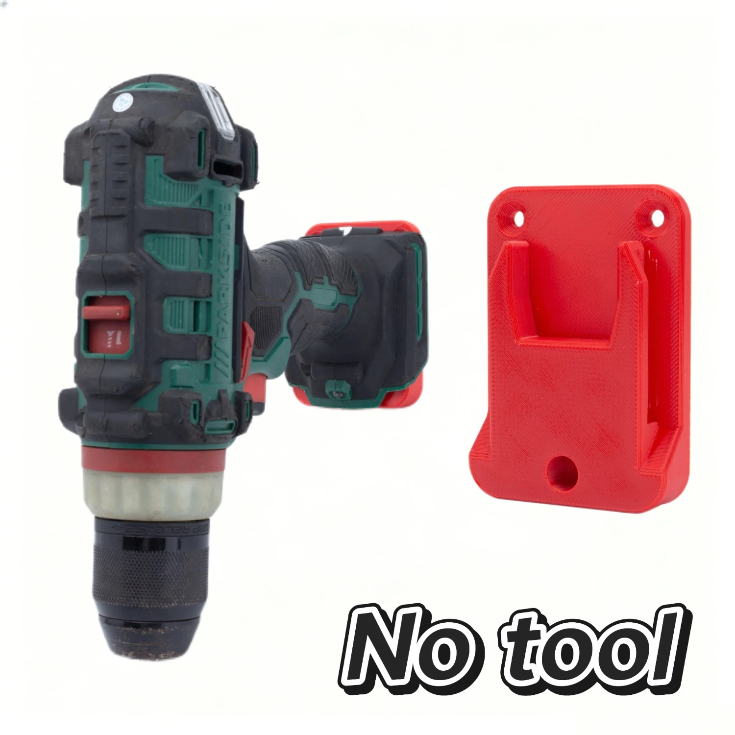 5PCS for Lidl Parkside X20V Team Series Lithium Tools Wall Mount Base Fixation Bracket with Screws (Battery Not Included)