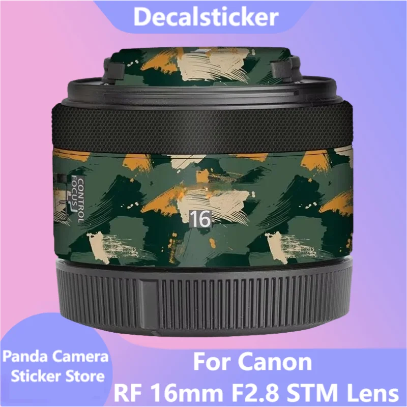 

Для Canon RF 16 мм F2,8 STM наклейка на объектив защитная наклейка на кожу виниловая пленка защита от царапин RF16/2,8 F/2,8 16 мм