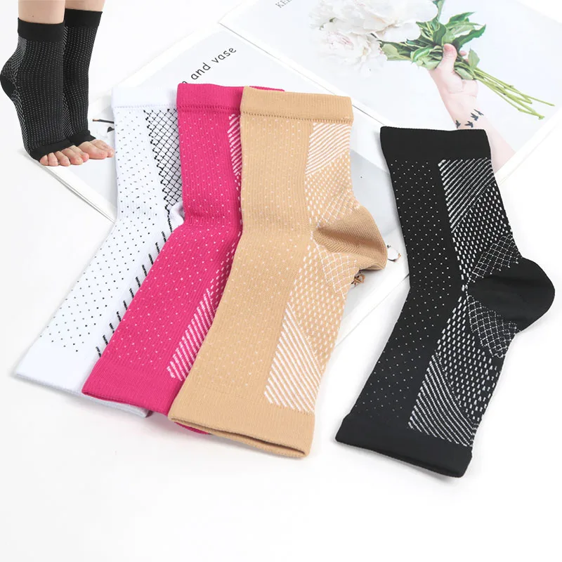 Alleviation Ankle Joint Support Unisex Pressure Socks Fashionable Sports Sweat Absorbing Breathable Compression Socks 1 Pair