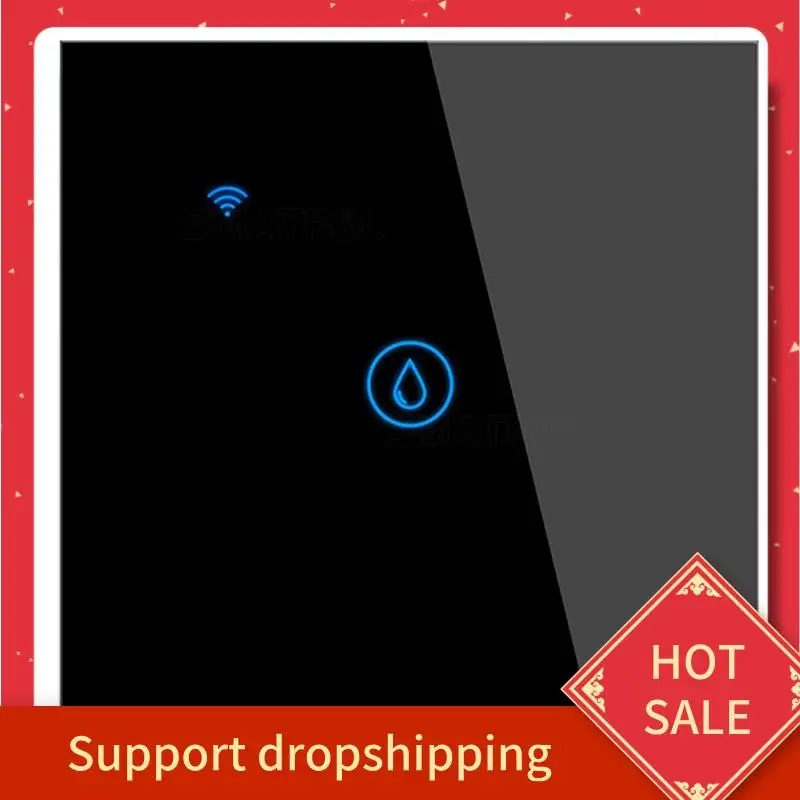 

B44C Glass Panel Wall Mounted 40A Smart Wifi Touch Water Heater Switch Tuya Smart Life APP Timer Voice Control Power Switch
