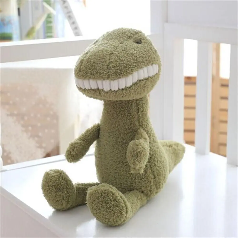 Funny 30CM Smiling Big Teeth Plush Toy Soft Cute Stuffed Animal Doll Nifty Pig Dinosaur Crocodile Rabbit Shark Kids Toys