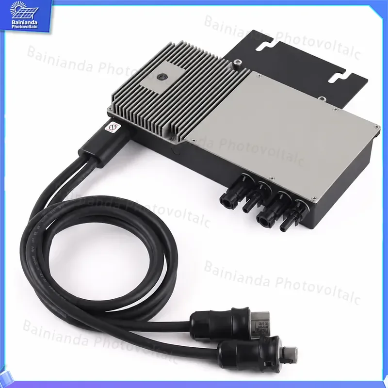 600W Solar Micro Inverter Grid Tie Plug and Play PV Power Converter On Grid System Home Energy Storage Generator High