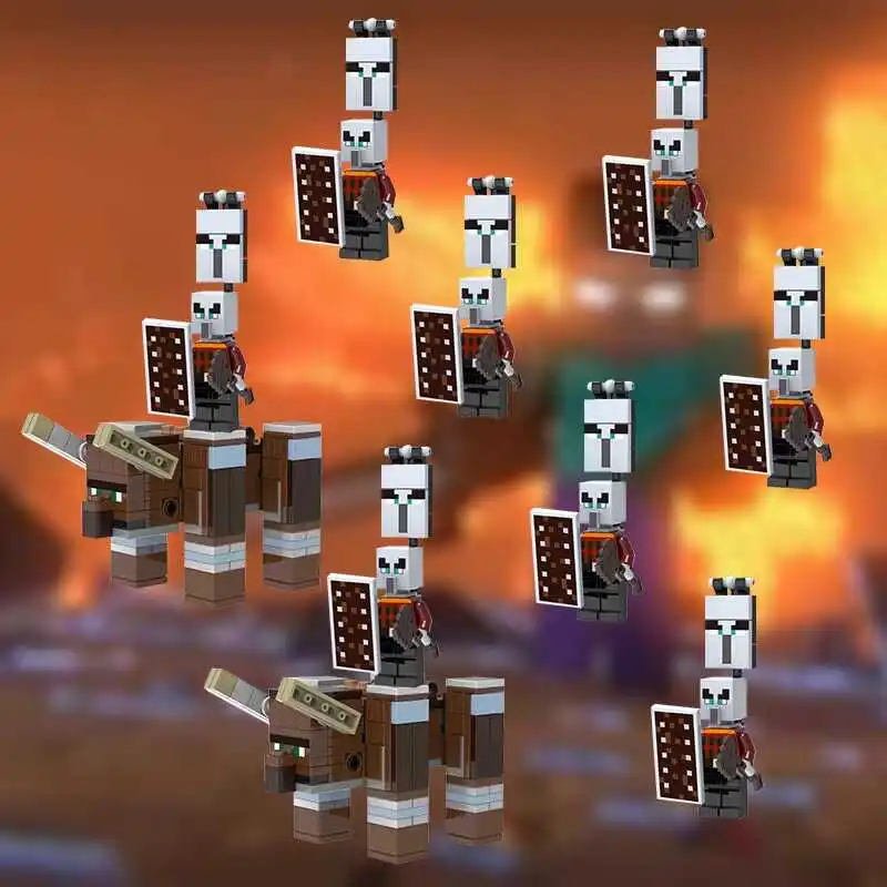 شخصيات لعبة وورلد أوف ووركرافت 2024 الجديدة، قرية مزعجة تصدر أصواتًا، حارس يتفاعل معه الأصوات، ألعاب جيش للأطفال