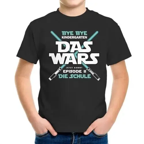 Kinder T-Shirt Jungen  Bye Bye Kindergarten Das Wars jetzt kommt Episode 2