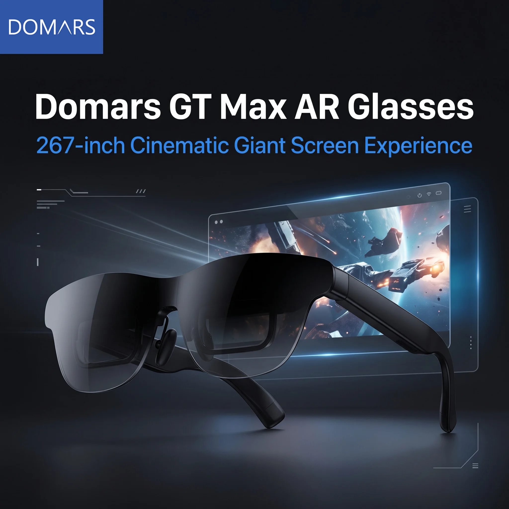 Home Cinema Screen - Domars GT Max AR Akıllı Gözlük
