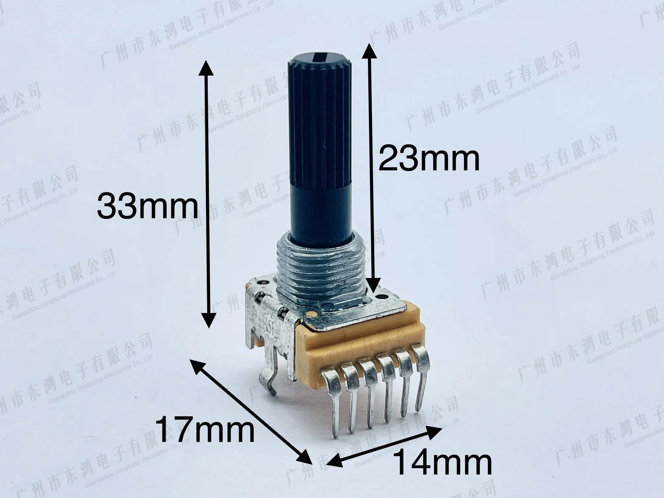 2PCSRK12 dual Mixing console sound volume B10k adjustment shaft length 23mm