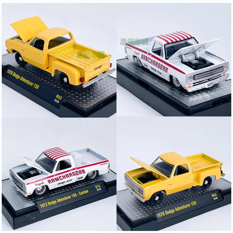 

M2 1/64 Adventurer 2025, модель автомобиля из сплава, статическая коллекция, украшенные праздничными подарками, игрушки