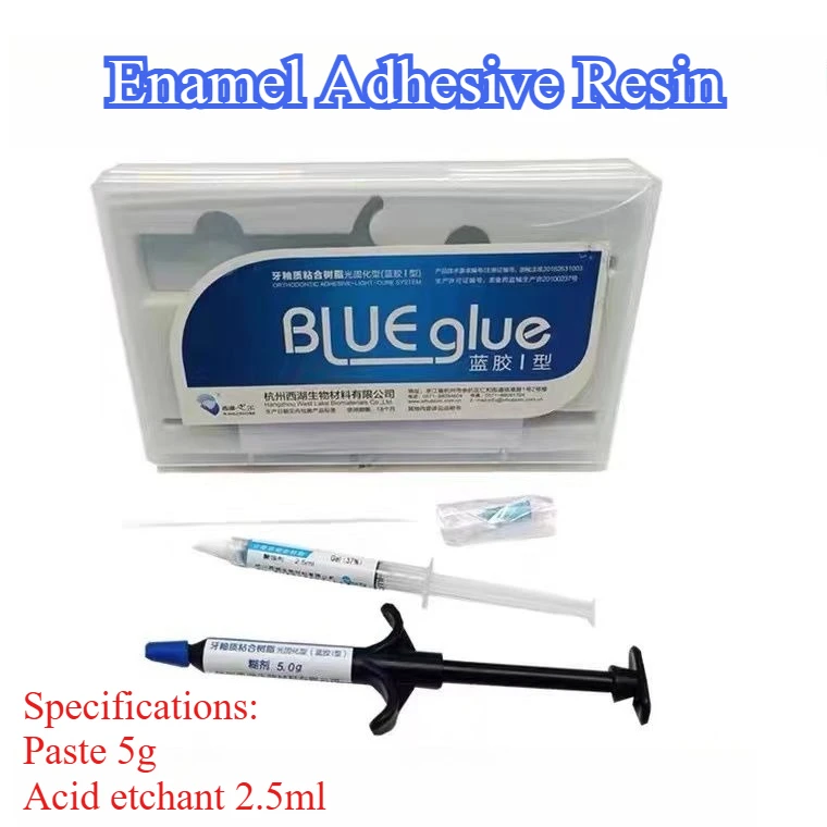 

1 Box Dental Orthodontic Materials Blue Glue Enamel Adhesive Resin Binder Etching Agent Improve Bite Force Oral Care Laboratory