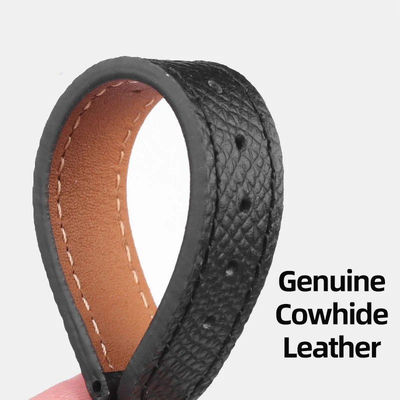 Watch Strap For Cartier Santos‑Dumont Tank London 15mm 16mm 18mm 20mm, Quick Release Leather Watch Band Men Women Wristband view 6