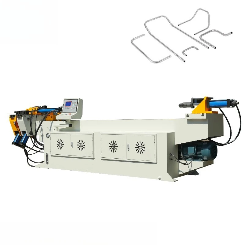 15 inch screen CNC numerical control pipe bending machine, single head hydraulic pipe bending machine 75mm automatic