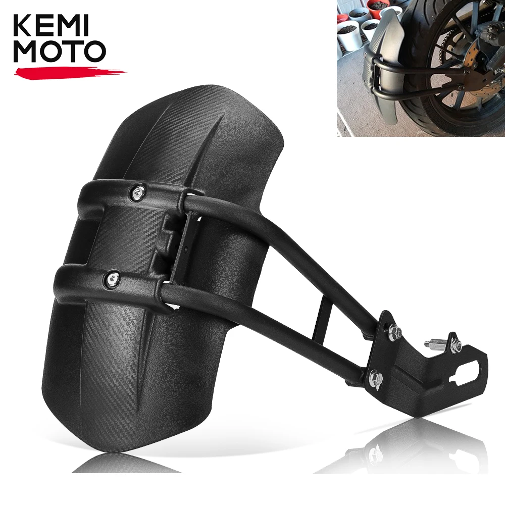 Rear Fender Mudguard 18MM Wheel Splash Guard Bracket Tire Hugger Mud Cover Kit CNC For Honda NC750X 700 VT750 For Ninja 250 300