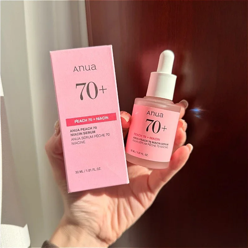 

Quality Product Anua Peach Repair Moisturizing Mild Nicotinamide Brightening Essence 30ml Makeup