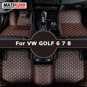 Matikohi Custom Car Carpets für VW Golf 6 7 8 Automobil -Teppiche Cochete Zubehör Hauptverkaufsteppichgolf 6 - №4