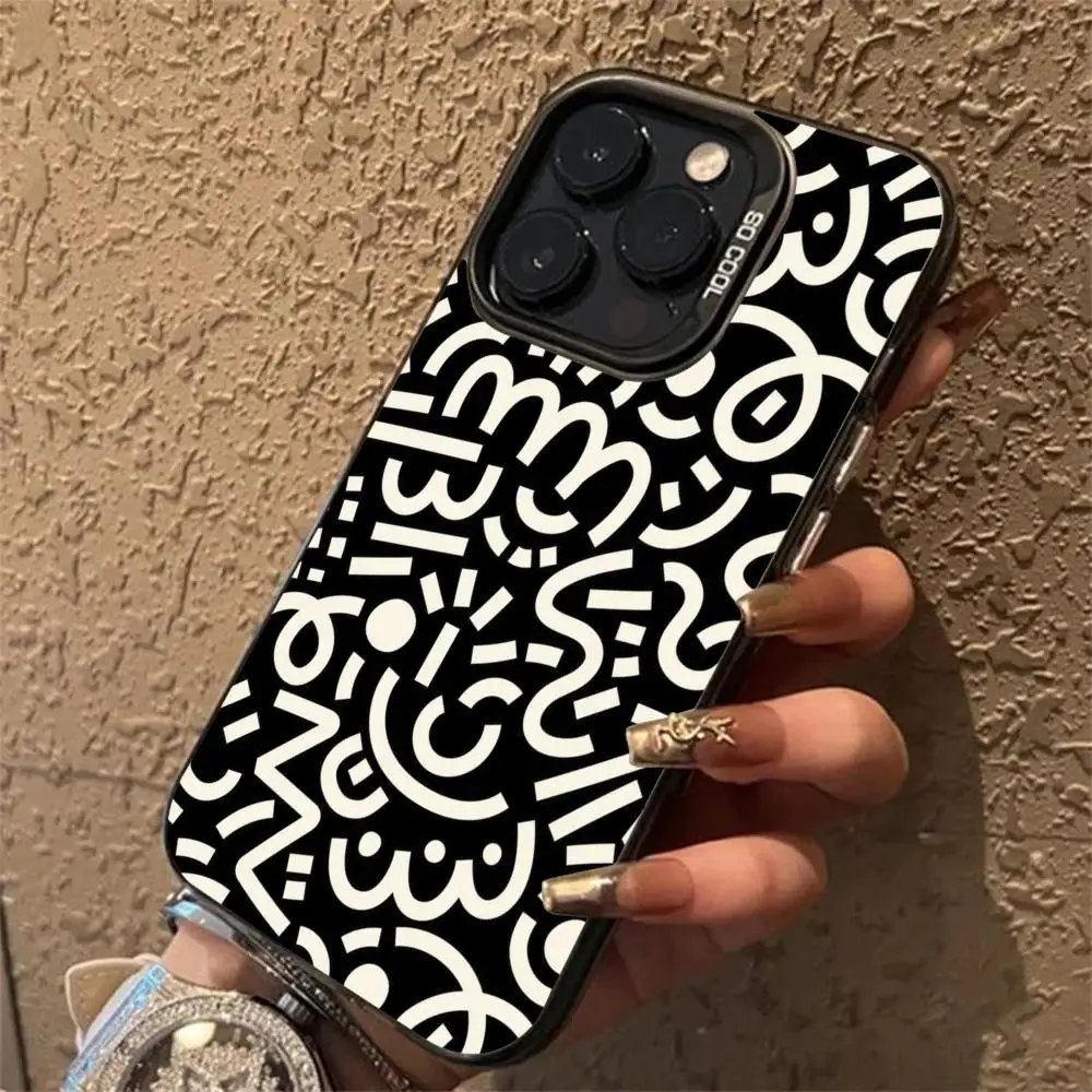 

Stylish line Phone Case phone box for iPhone 16 Pro 15 Pro 14 13 12 11 XS 14 PRO MAX 16 plus 14Pro 12pro Soft Shell back cover