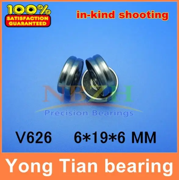 NBZH bearingV Grooved Straightener Guide Wheel Bearings A603ZZ V626-2RS V120  6*19*6 Mm Pulley Bearings  V626ZZ 626VV V626