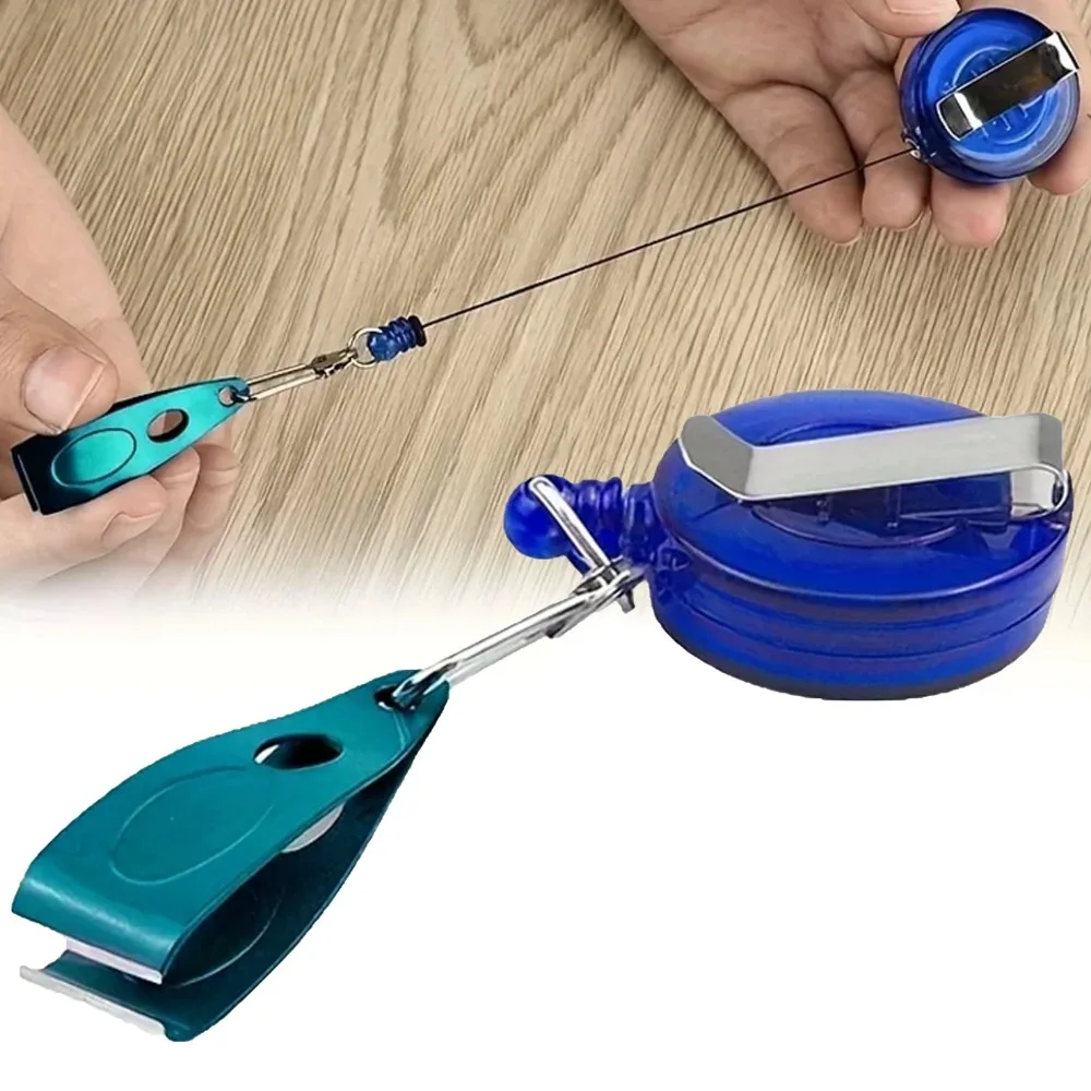 1pc Retractor Fly Fishing Nippers Line Cutter Clipper Fishing Scissor Tie Fast Nail Knot Tying Tool Fly Fishing Accessories