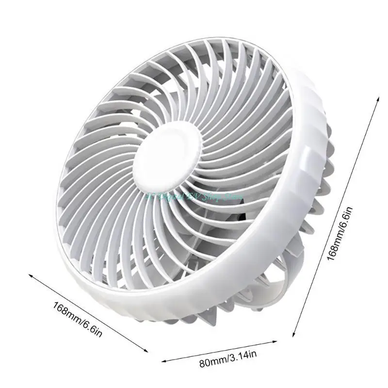 Ventilador velocidade ajustável E74D Ventilador resfriamento personalizado Ventilador teto Ventilador portátil