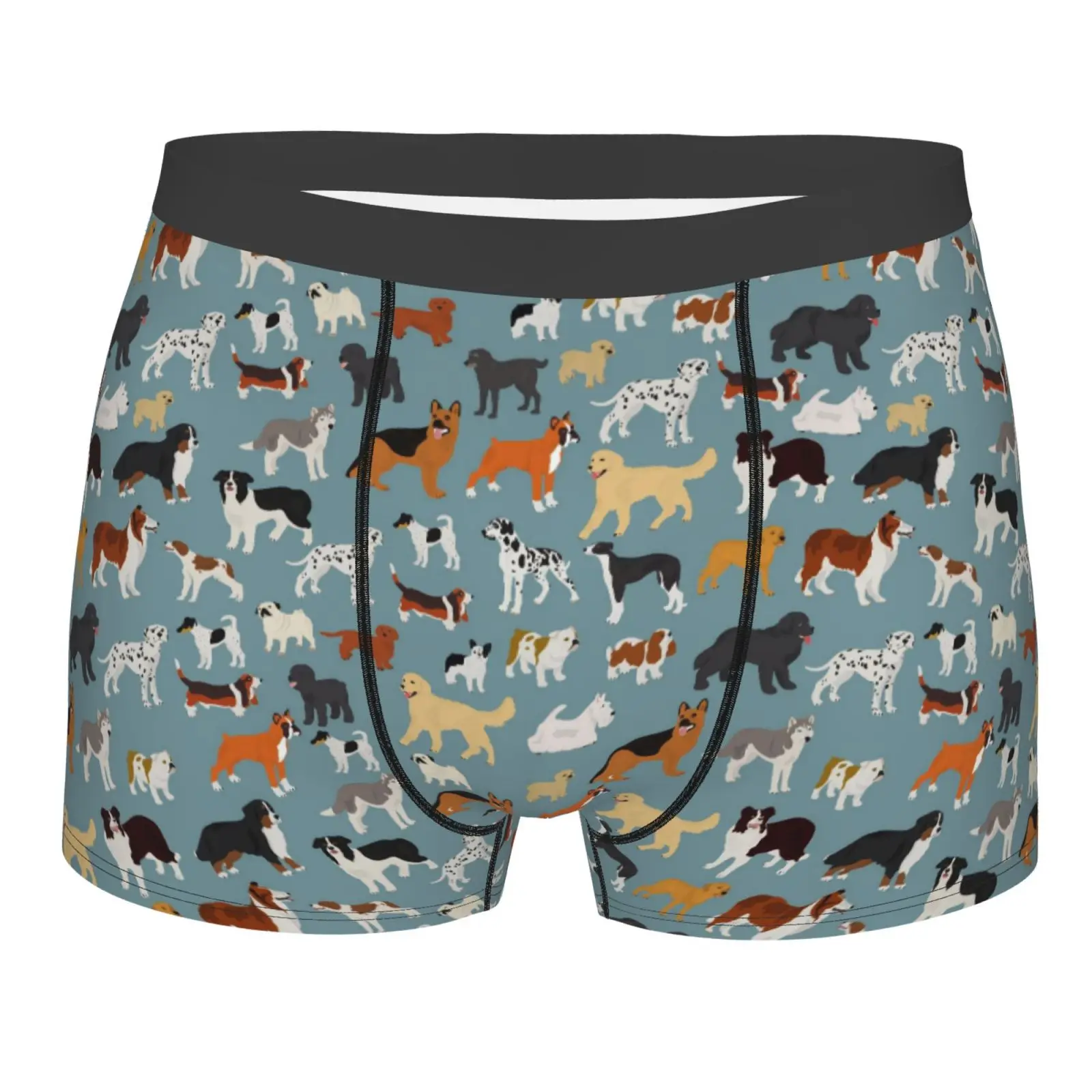 

Colorful Sausage Dog Print Men Underwear Boxers Breathable Mens Boxershorts Men's Panties Underpants Man Boxers Briefs Trunks