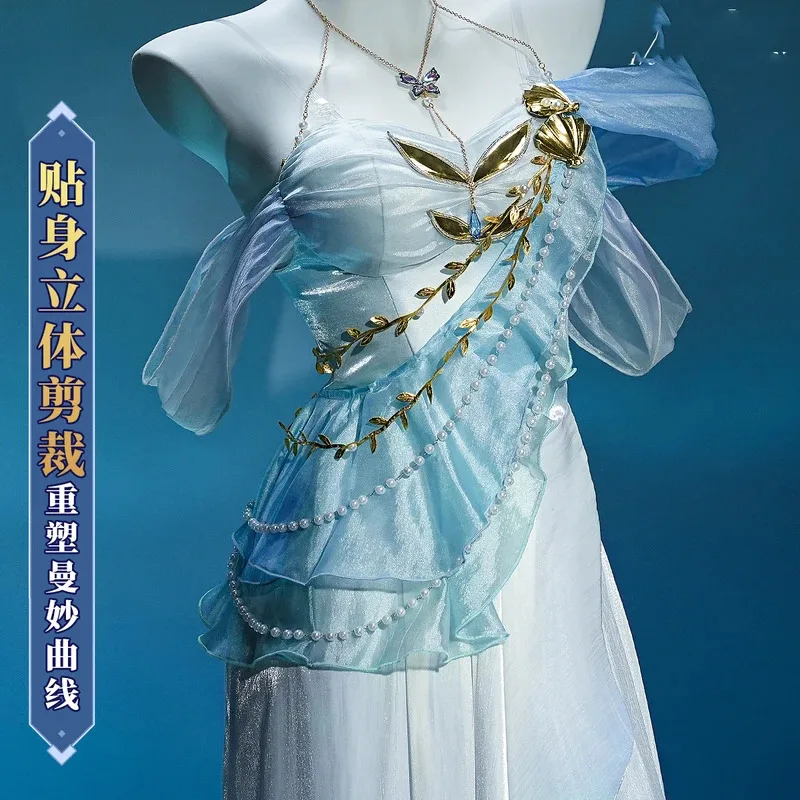 

Focalors Cosplay Costume Halloween Christmas Festival Party Comic Con Anime Game Costume
