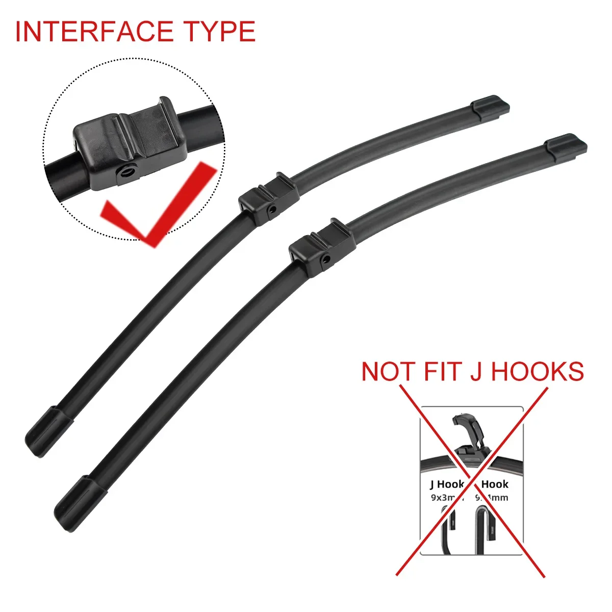 Front Wiper Blades For Citroen Xsara Picasso 2006-2010 Windshield Windscreen Window 26\