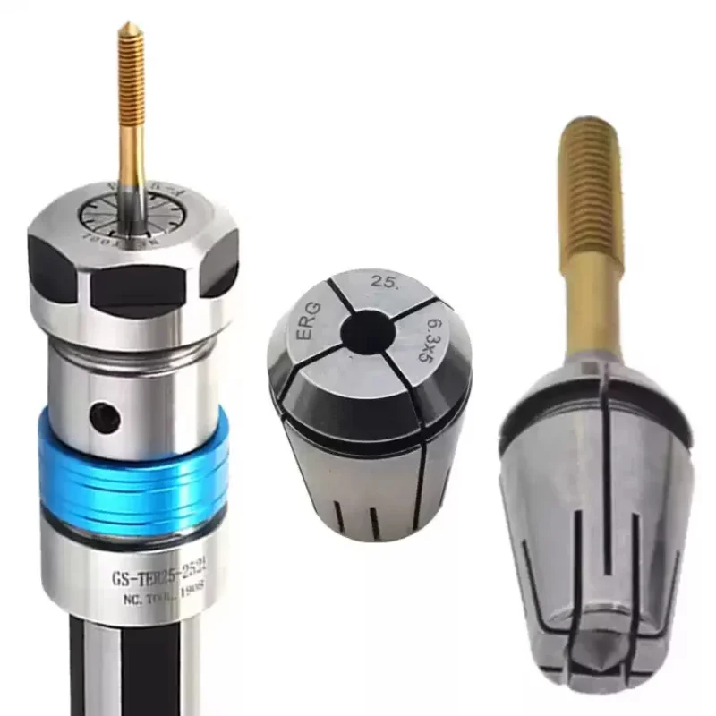 ERG32 Set Tap Collet ER Tapping Collet Taps ERG32 ERG16 ERG20 ERG25 Square Tapping DIN ISO JIS Type Machine Milling Tools