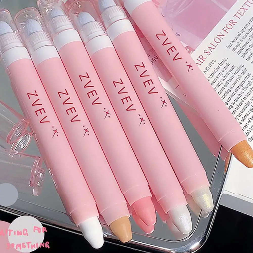 Stylo ver à soie éblouissant pour dormir, illumine les cernes, estompe le Contour, reflets, bâton de maquillage, lignes pour les yeux