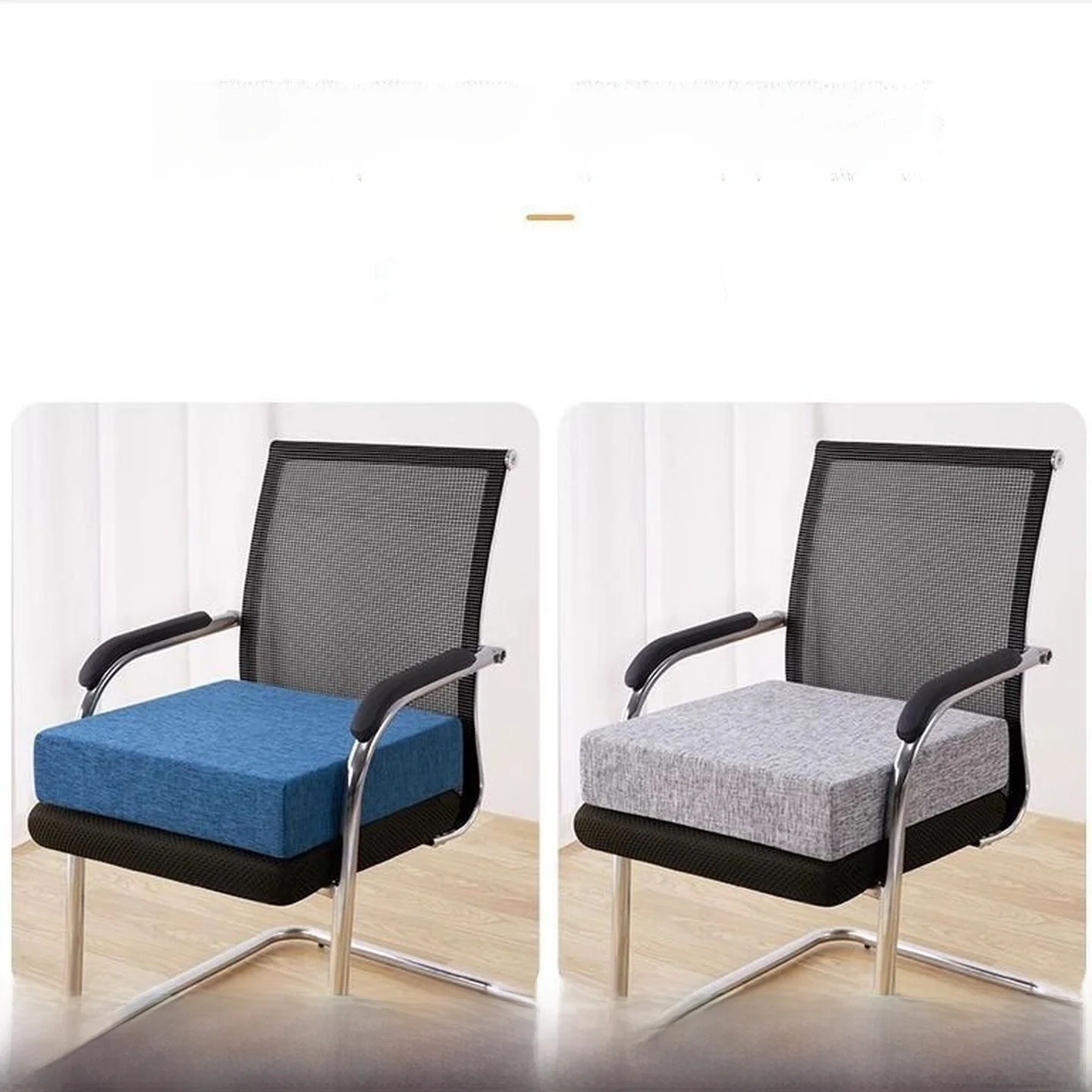 High Density Sponge  Cushion Office Chair Pad Student Teacher Long Sitting Chair Padded Boosting Removable And Washable