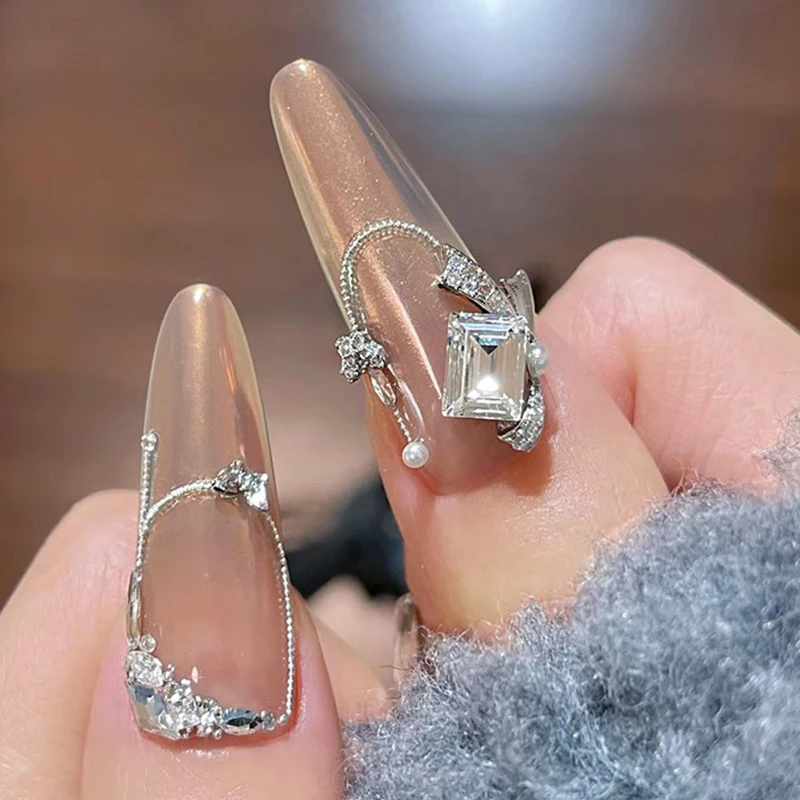 50-см-08-мм-золотисто-серебристая-цепочка-с-бусинами-для-ногтей-эллиптические-камни-украшения-для-ногтей-блестящие-металлические-стальные-шарики-ювелирный-аксессуар