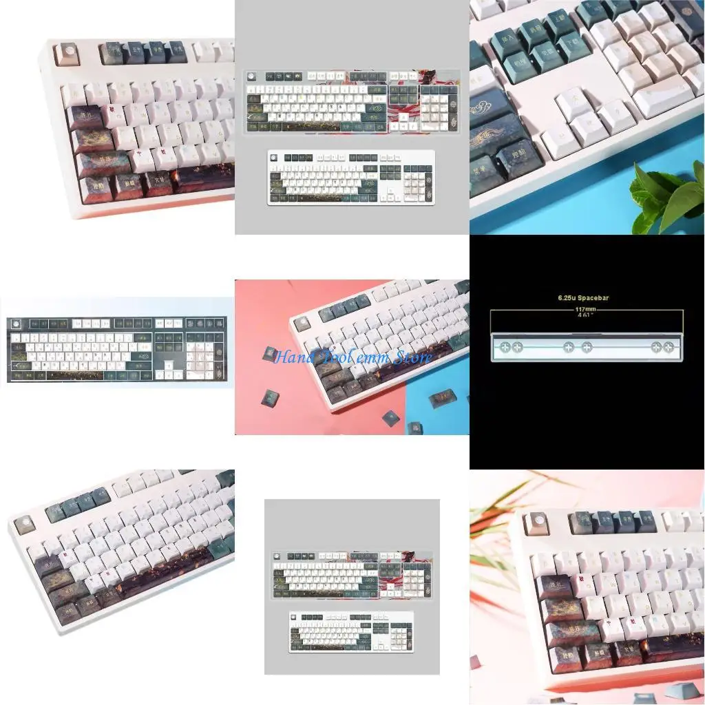 

H37F 108Keys PBT Dye Сублимации исходные клавиатуры профиль 60 80 66/64/68/75