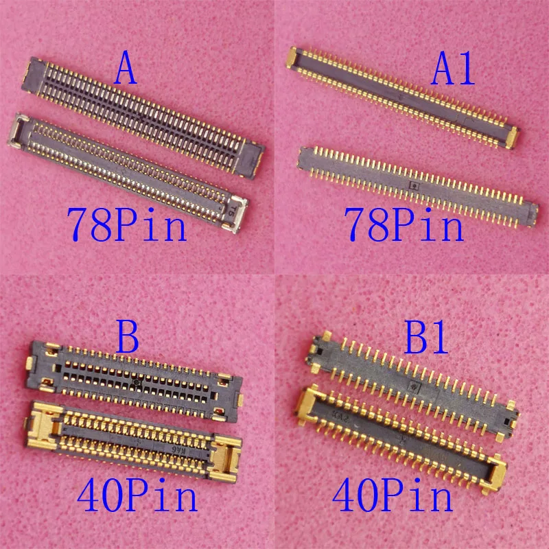 2-100Pcs Lcd Display Plug Usb Charging FPC Connector For Samsung Galaxy A716 A71 A715 A51 A515 A31 A315 A41 A415 A51 40 78 Pin