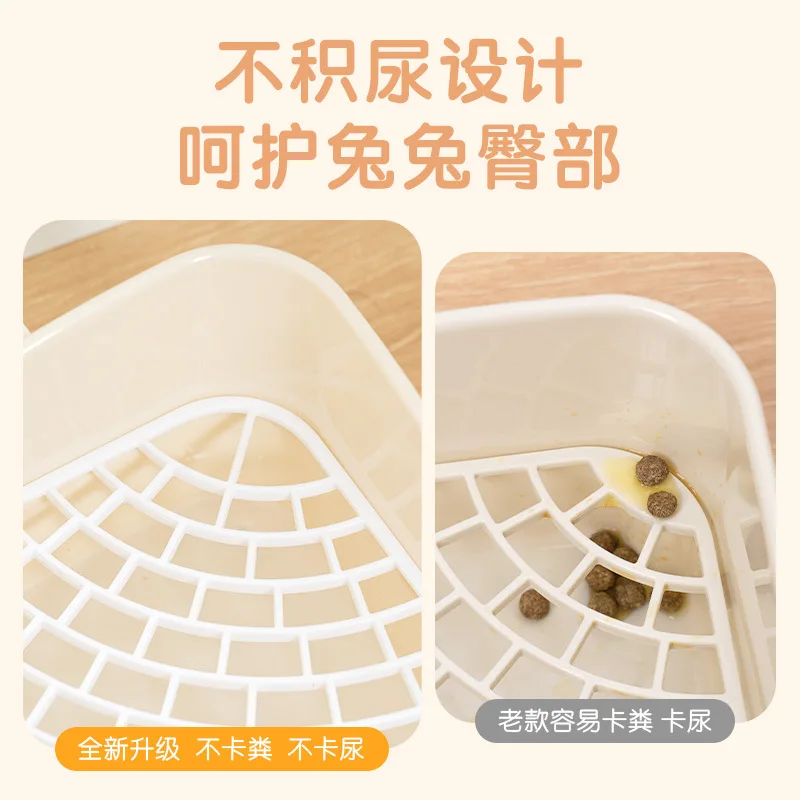 High Capacity Triangle Toilet Mini Pet Urinary Bowl, Dragon Cat Rabbit Urinary Bowl, Shit Bowl