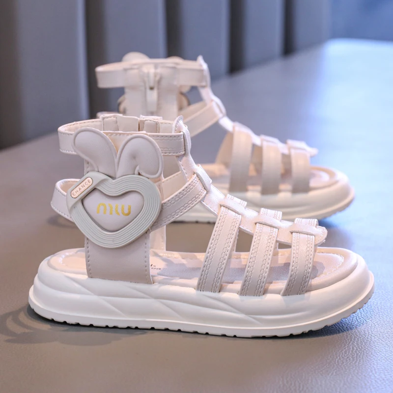 2026 Fashion Kids Sandals Children's Design Hollow-out Multicolor Sport Sandals Soft Flat Strappy Sandals Girls Cute Beach Shoes