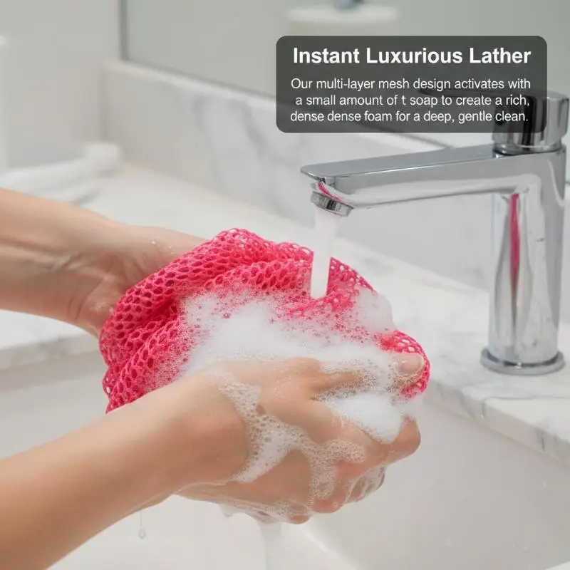 Beauty Skin Exfoliating Cloth Washcloth Japanese Body Wash Towel Nylon Bath Towel Skin Polishing Towel Scrubber