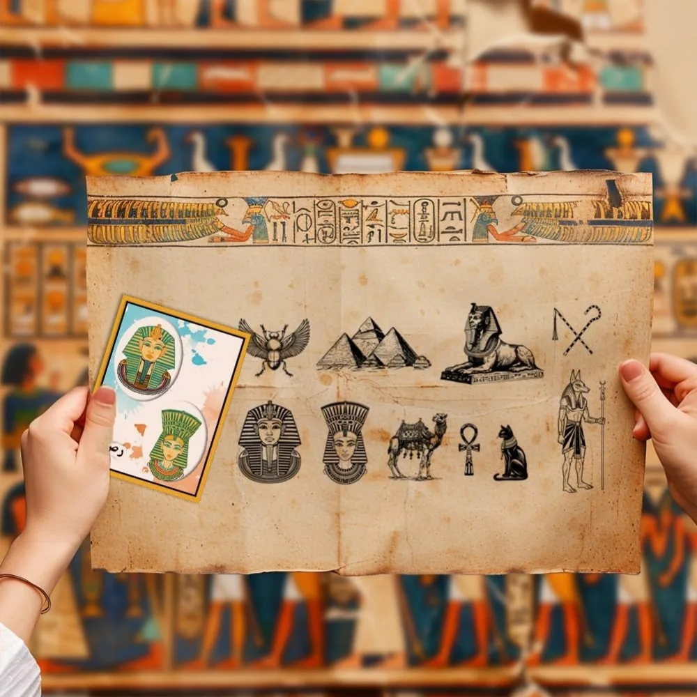1pc Egypt Pyramids Clear Stamps Sphinx Camel Silicone Clear Stamp Seals Anubis Cat Transparent Stamps for DIY Scrapbooking