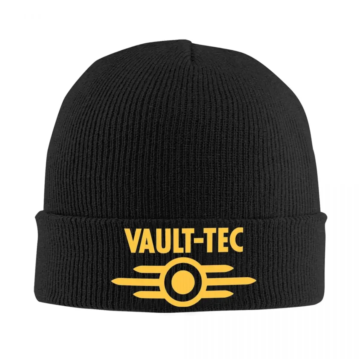 Vault-Tec Logo Beanie Hats Bonnet Hats Men Women Unisex Trendy Kpop Knitting Hat Spring Custom Thermal Elastic Caps