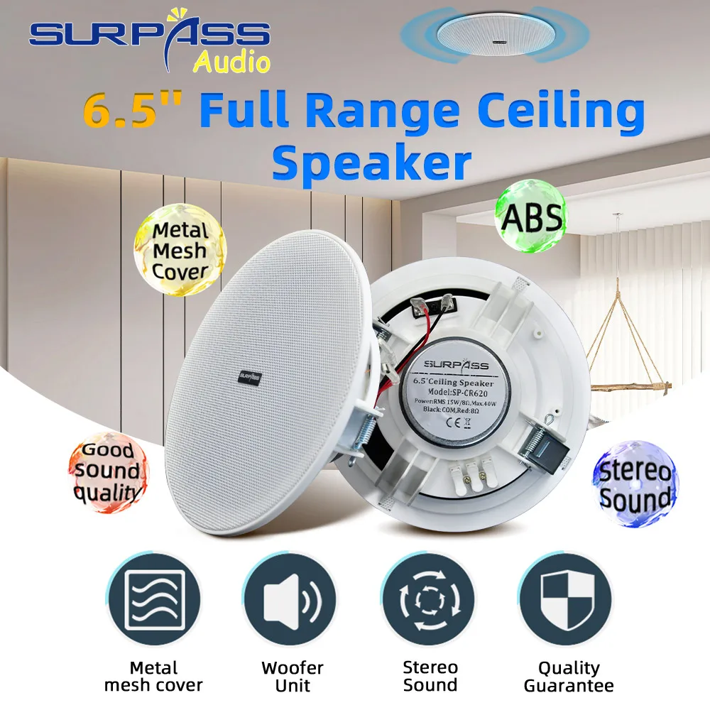 Smart Home Bluetooth Amplificador de Parede Tecla Toque Música Painel Teto Áudio Speaker Stereo Sound Music System Kit para Hotel Banheiro