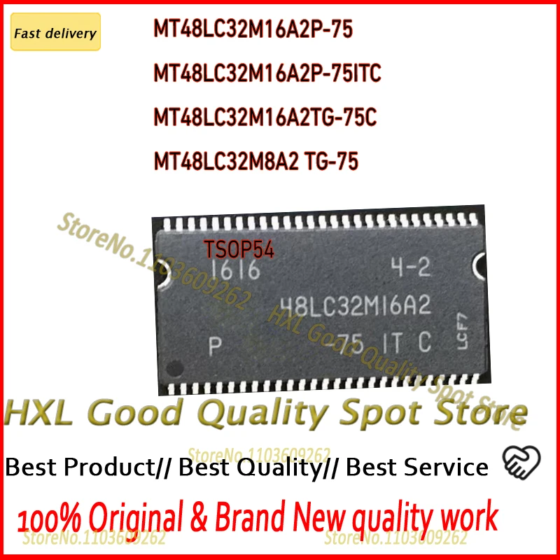 10Pcs Mt48Lc32M16A2… - image