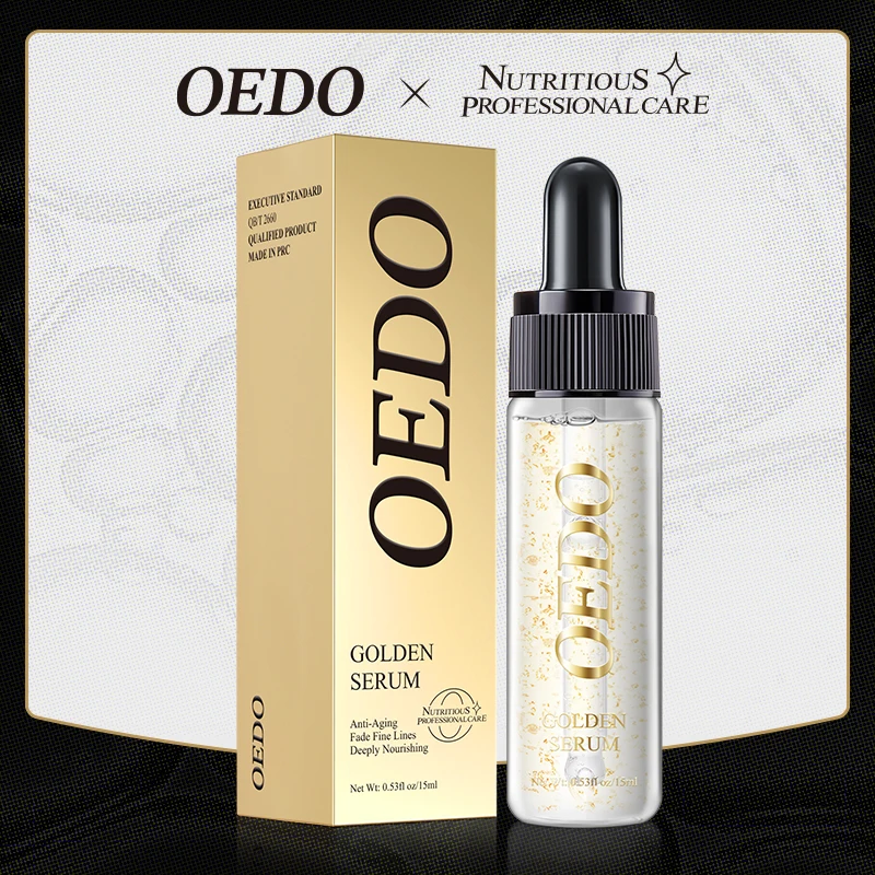 OEDO Gold Serum Anti-Aging Fade linee sottili profondamente nutriente idratante idratante migliora il tono della pelle essenza per il trattamento