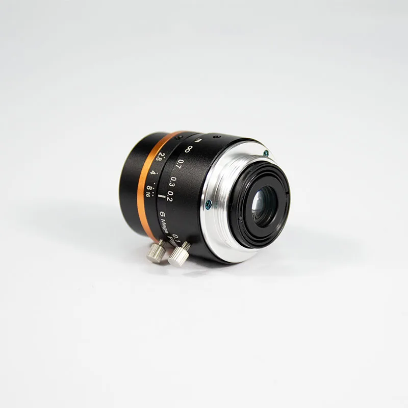 MVL-HF2528M-6MPE High Performance 1/1.8'' Manual Iris Fixed Focus 25mm F2.8 FA C-Mount Lens For Industrial Camera