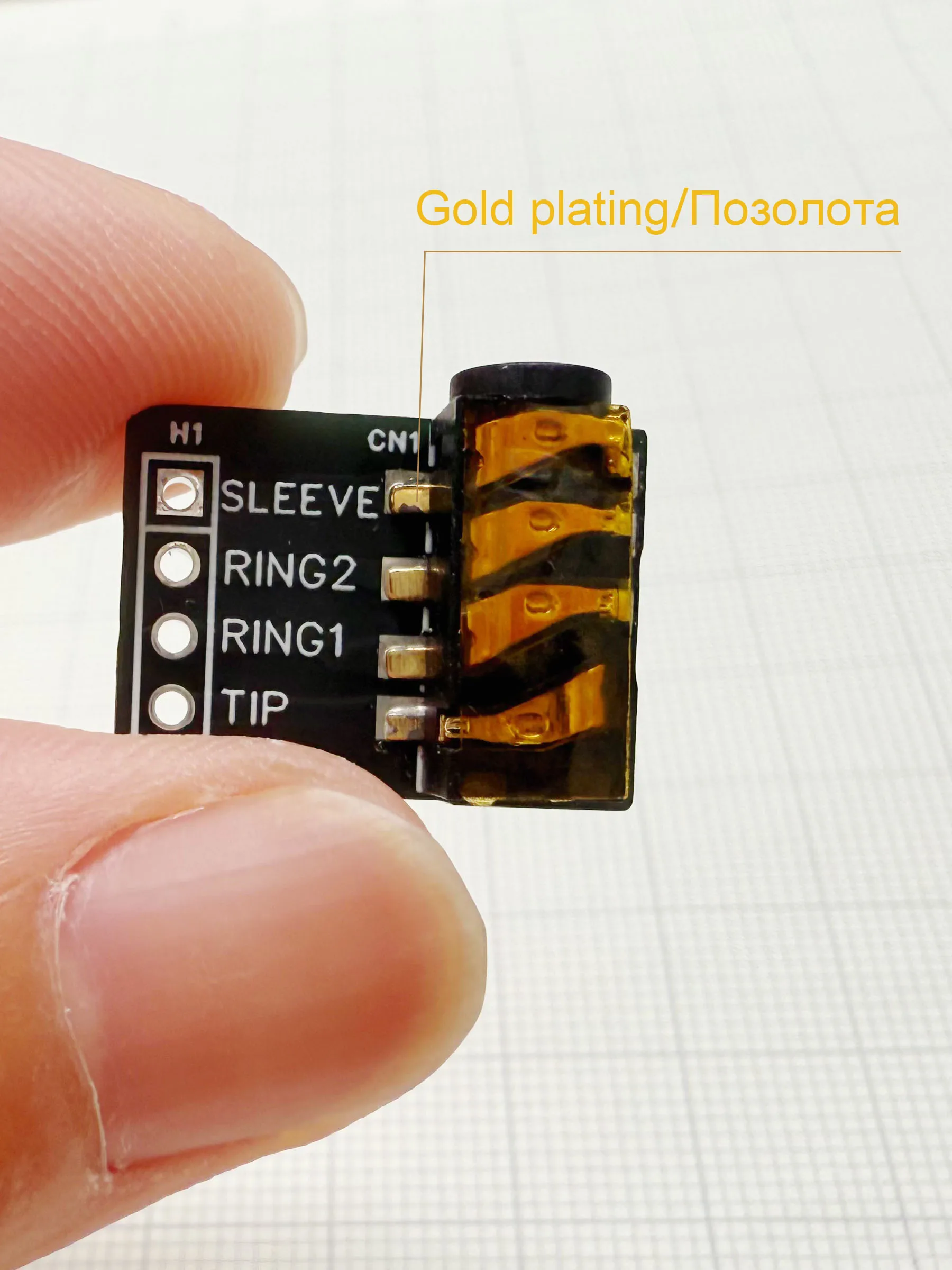 TRRS/TRS 3.5mm  Jack for Arduino and Car AUX Audio MP3 DIY Gold plating  (Pack of 5pcs)