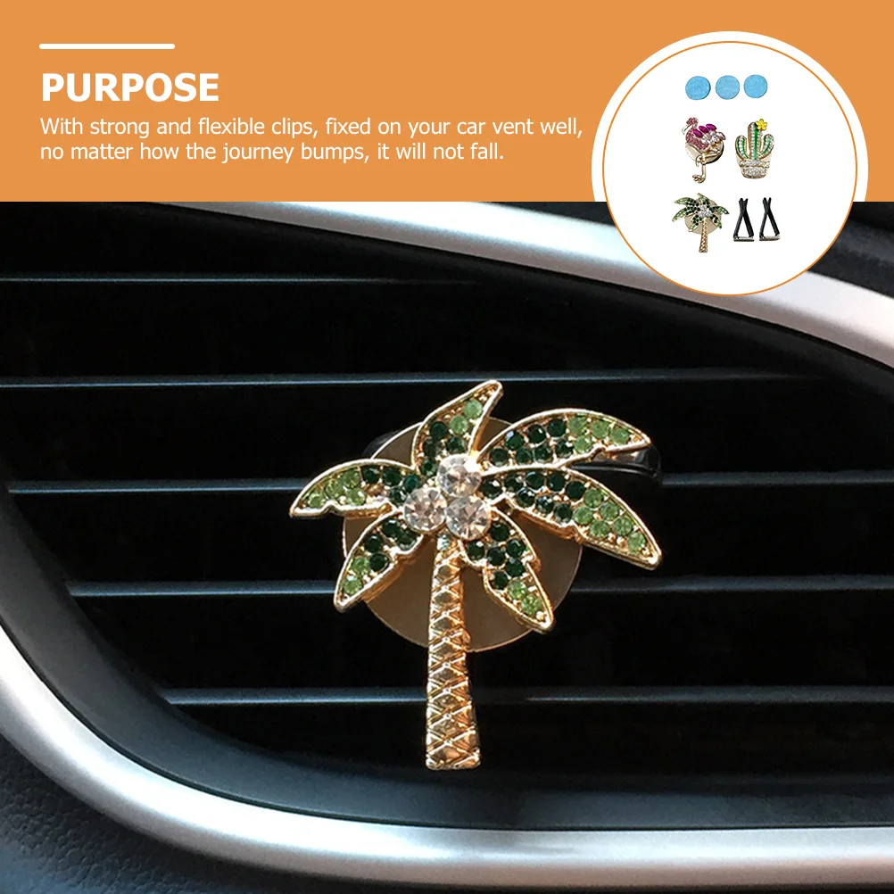 

3pcs Air Vent Clip Premium Metal Car Vent Aromatherapy Clip Strong Flexible Design For Car Interior Decor Air Freshener