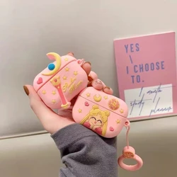 Cartoon Girl Warrior AirPods 3 Earphone Case Apple Pro Third Generation AirPods S1/2nd Generation Bluetooth Earphone Case