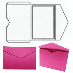 Envelope 3D Card Shape Die Cuts for and Scrapbooking  Cutting Dies Metal Template Molds Embossing  Making Decoration