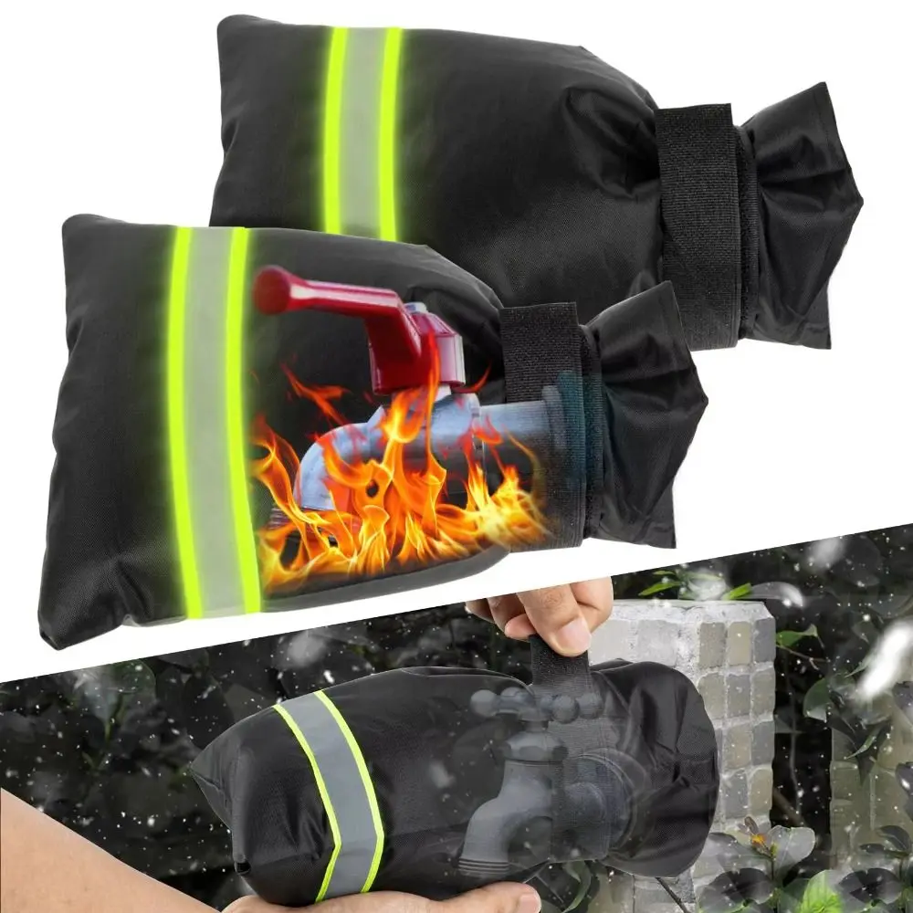 

Waterproof Frost-Proof Faucet Covers Insulated Reusable Faucet Protector Freeze Protection Thicken Spigot Covers Outdoor Kitchen